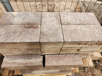 Used pavers 4x8x2.25 Brownish Redish color