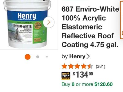 Henry roof coating