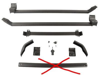 FORD OE ROOF RACK W/ SIDE RAILS & CROSSBARS 2 DR HARDTOP MISSING PART