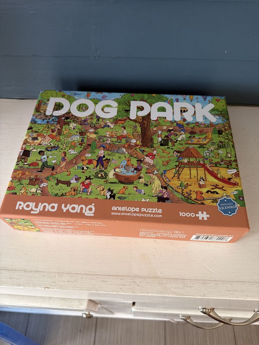 Antelope Puzzle Rayna Yang Dog Park 1000-Piece Jigsaw Puzzle