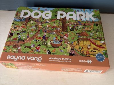 Antelope Puzzle Rayna Yang Dog Park 1000-Piece Jigsaw Puzzle