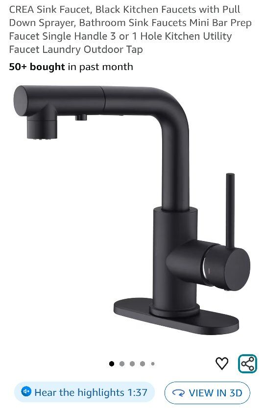 CREA kitchen faucet (bathroom, RV faucet) NEW