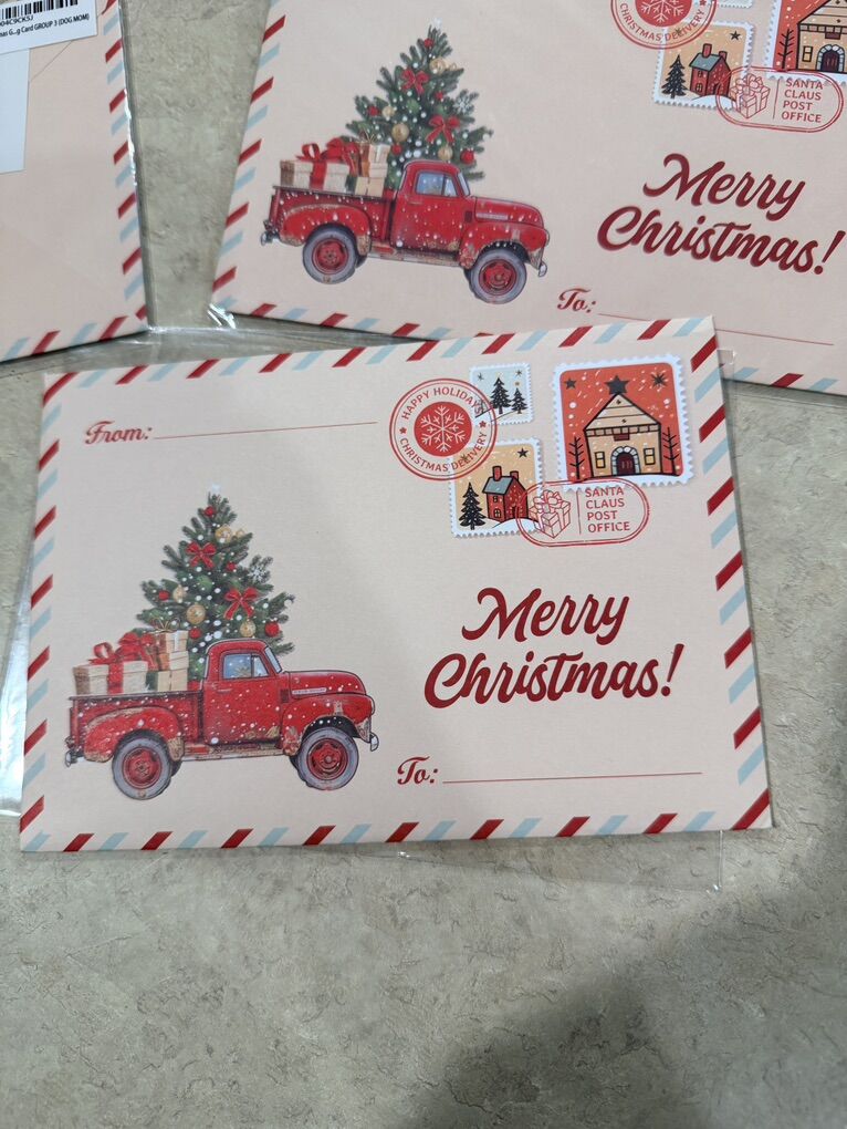 Dog Mom Christmas Card