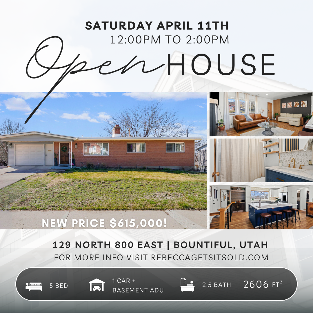 *NEW PRICE* OPEN HOUSE SAT. 4/11