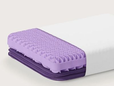 LESS THAN HALF PRICE OF RETAIL! BRAND NEW PURPLE GelFlex Grid Pillow