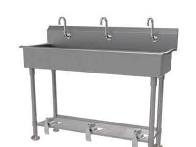 Advance Tabco Tripple Sink With Foot Petals NEW