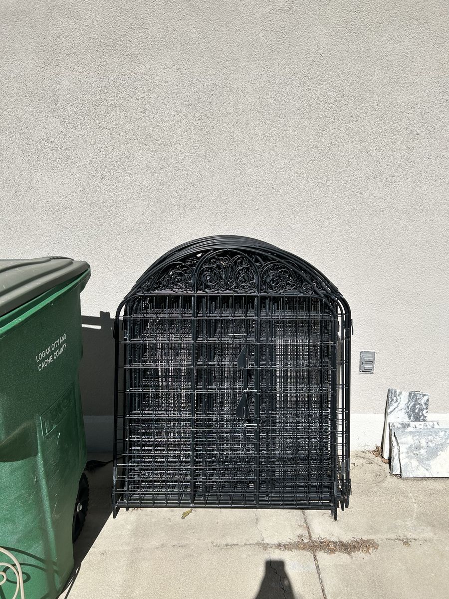 Black Fence Panels