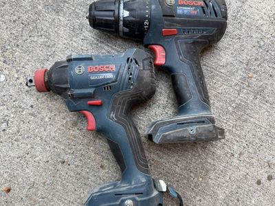Bosch drill and impact driver 18v tools only