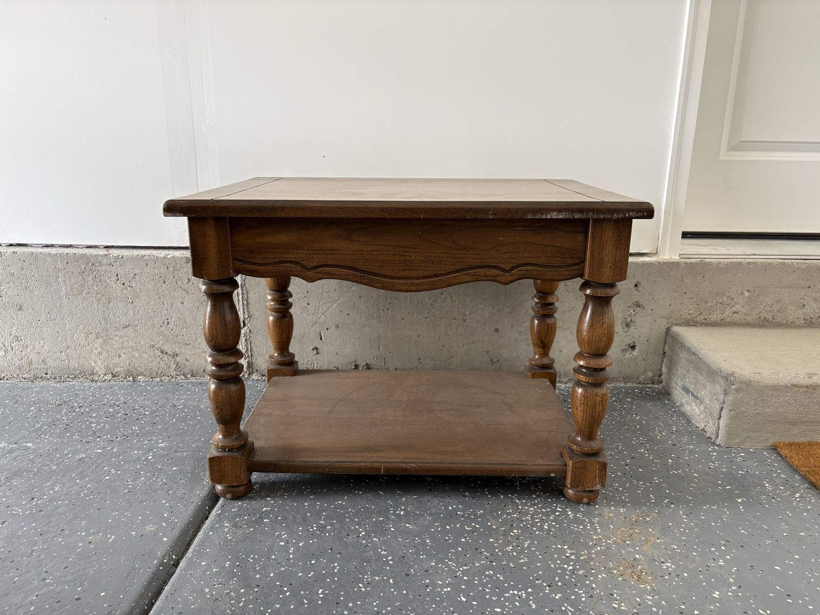 FREE solid wood end table