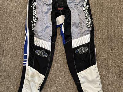 Motorcycle MX Pants Black Blue and Joe Rocket mesh Motorcycle jacket