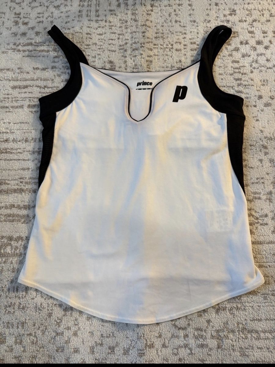 Prince colorblock black & white with side mesh ten