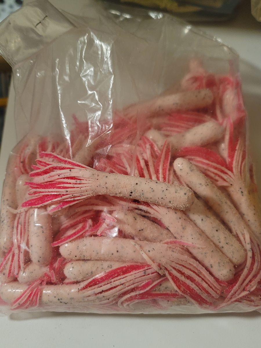 Bulk bag of Soft plastic tubes 4 1/2 inch
