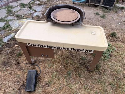 Creative Industries Model MP Pottery Wheel with Foot Pedal