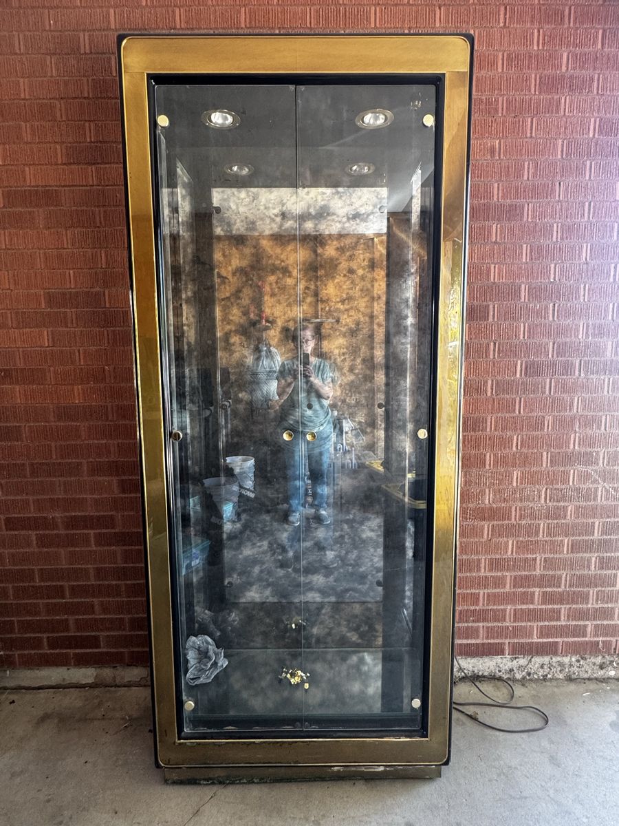 Vintage Lighted Glass Display Cabinet – $450 OBO