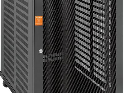 Tecmojo 18U Server Wall Mount Rack, Enclosed Network Cabinet for 19 Inch Network