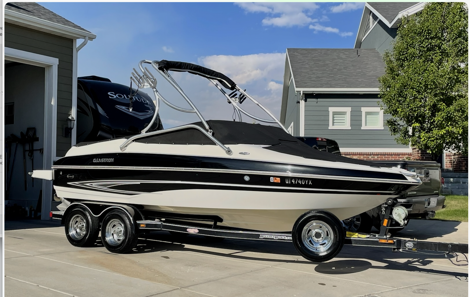 2008 Glastron GXL205 Wake Tower • Volvo 5.0 GXi • 328 Hours