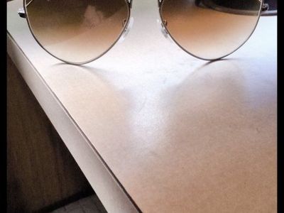 Ray-Ban RB3025 Aviator Sunglasses with Gradient Brown Lenses