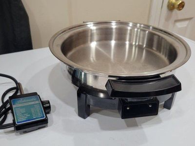 Stainless Steel Liquid Core Electric Skillet