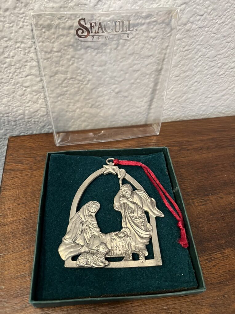 Seagull Pewter Navity Ornament