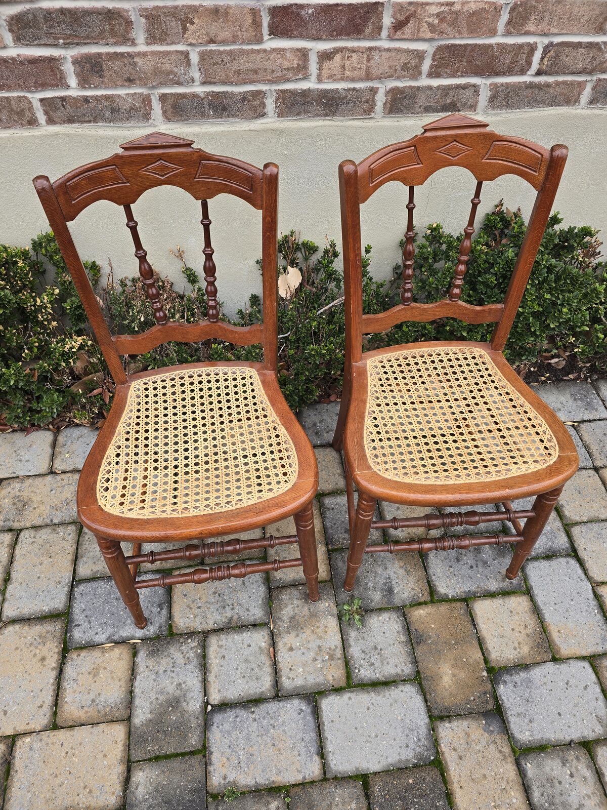 Classic Pair Late Victorian Chairs