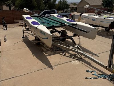 Hobie Wave 13' Catamaran Sailboats with Trailers