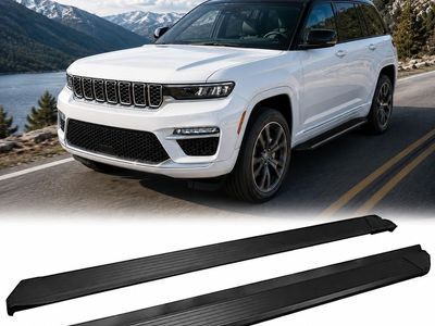 2022-2026 Grand Cherokee Black Aluminum Alloy Side Steps