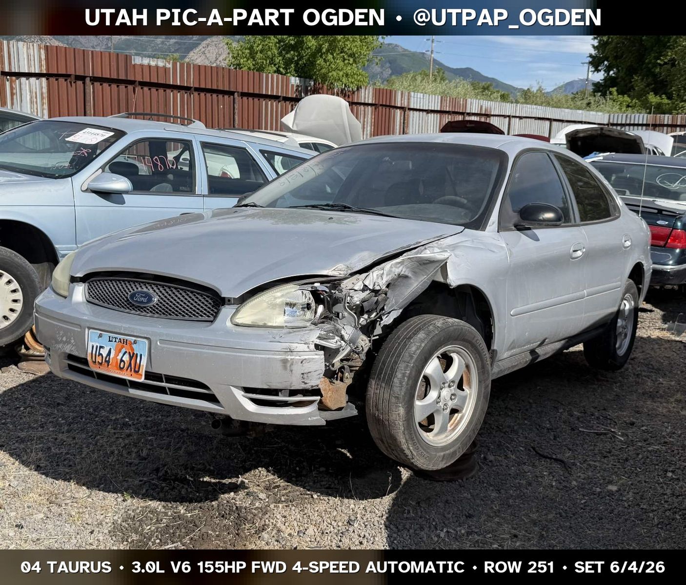2004 Ford Taurus Parts - UTPAP Ogden