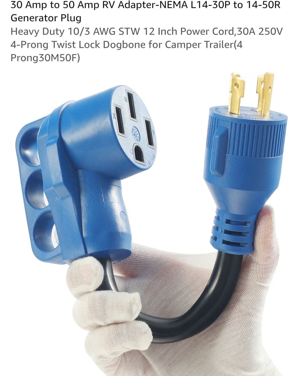 Amp to Amp rv adapter