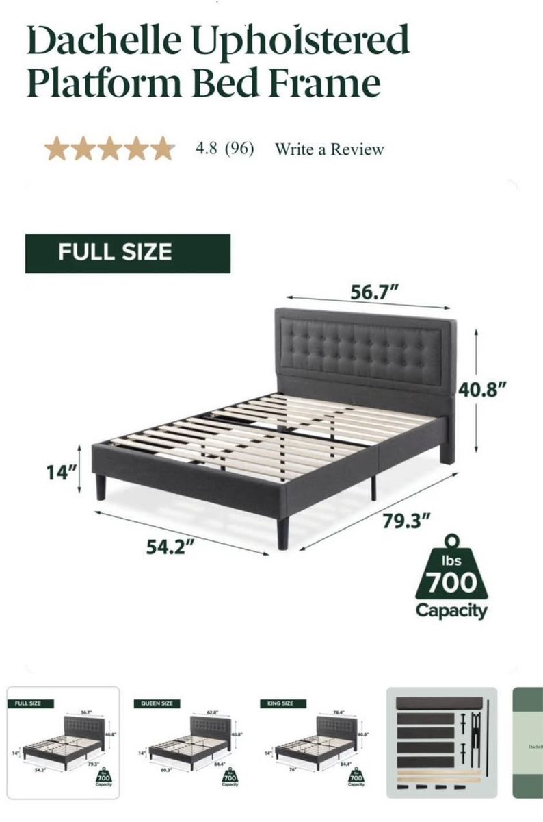 Full Size Bed And Matress