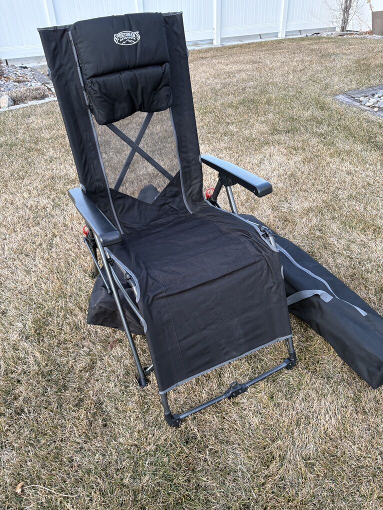 2 Large Reclining Camp Chairs