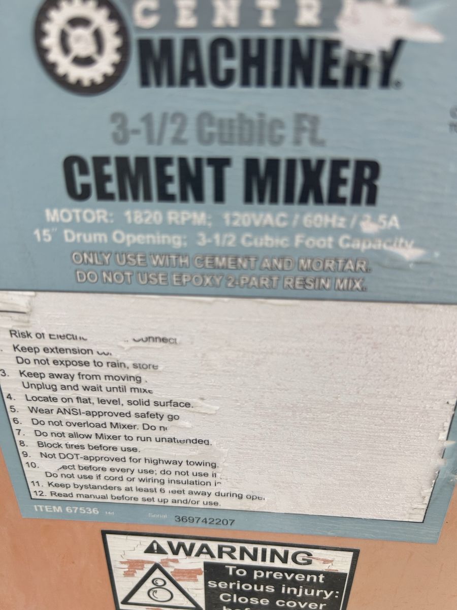 Cement mixer