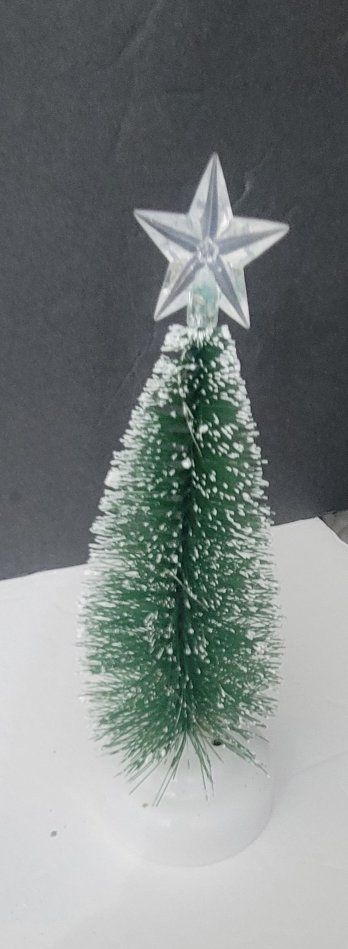 Assorted Miniature Bottle Brush Christmas Trees
