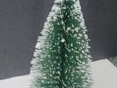 Assorted Miniature Bottle Brush Christmas Trees