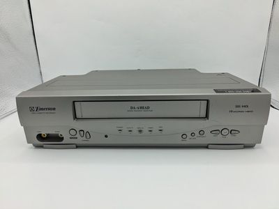 Emerson EWV404 VCR VHS Player 4 Head 19 Micron - Serviced - Tested & Working