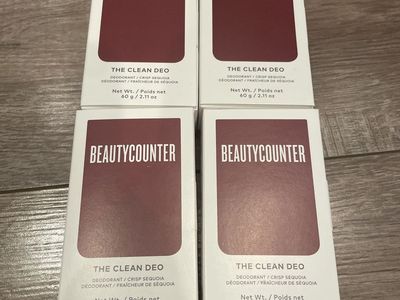 Beautycounter The Clean Deo Deodorant Crisp Sequoia 60g / 2.11 oz - Set of 4