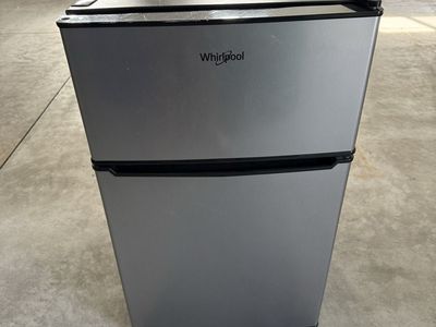 Whirlpool Stainless Steel Mini Fridge with Freezer
