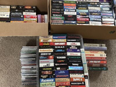 VHS CDs ONLY 0.25 Cents Movies Music