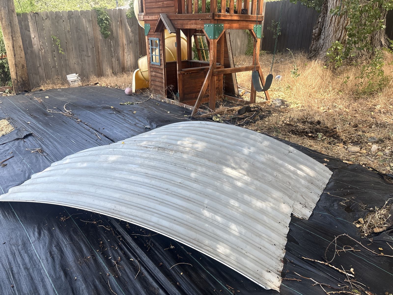 14 foot round Underground trampoline panels