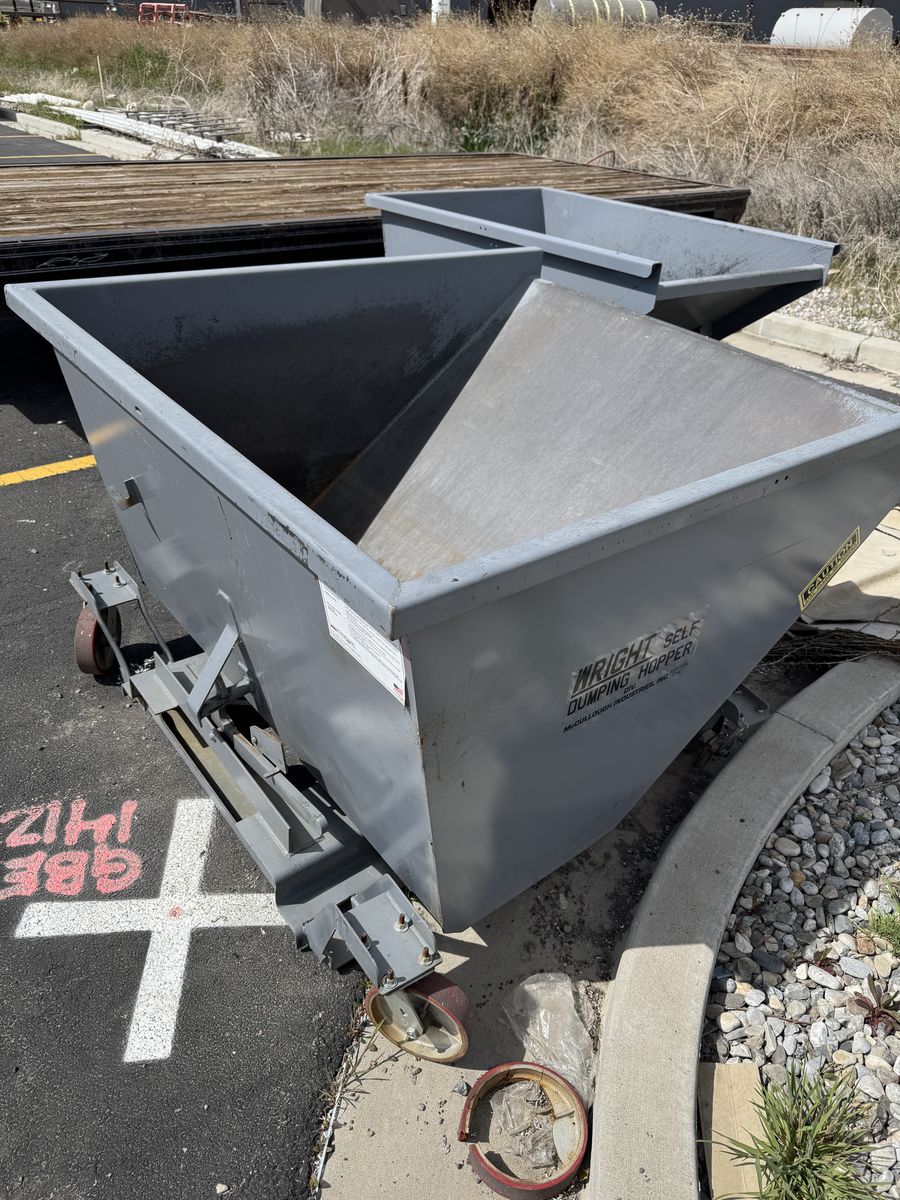 Wright Self Dumping Hopper 1.5YFT-SDH Self-Dumping Hopper