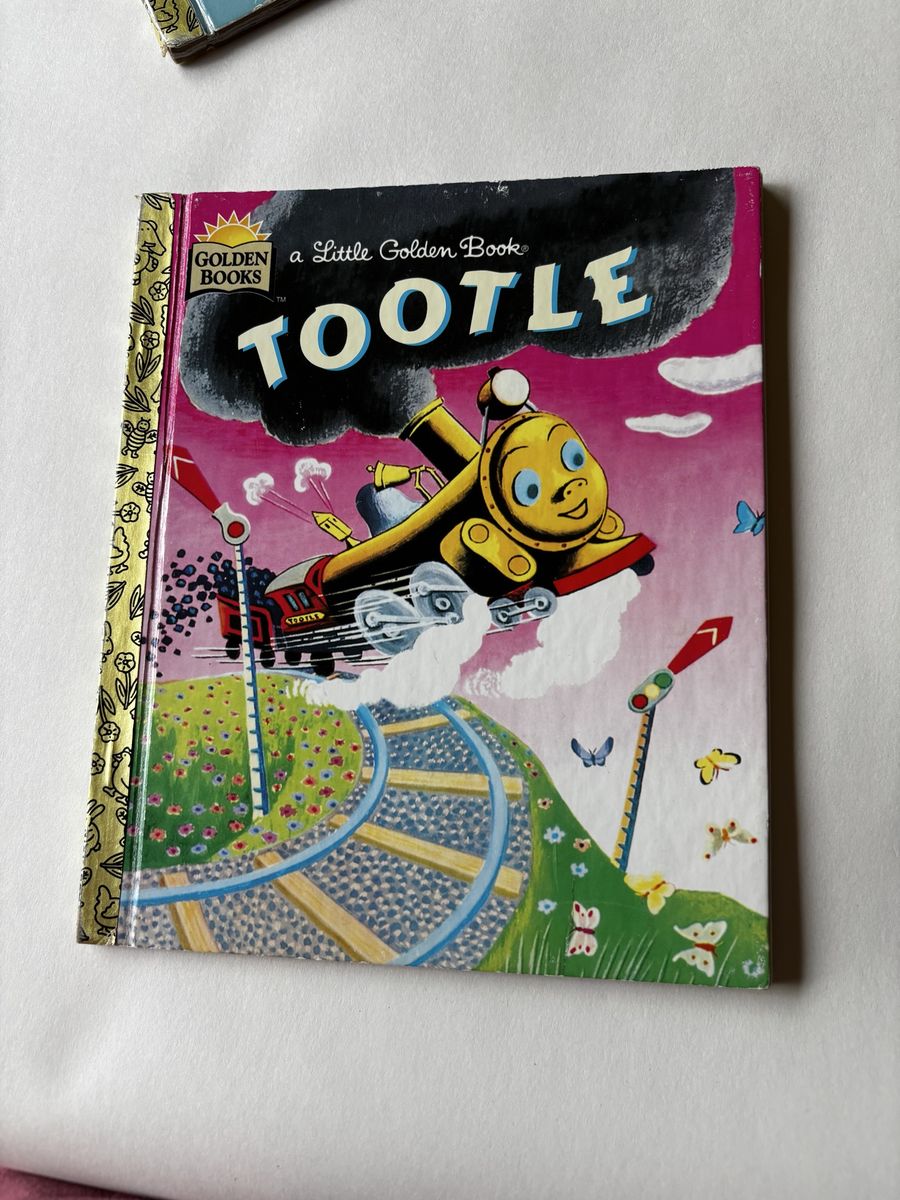Tootle Little Golden Book Story Train Classic Collectible