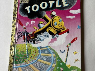 Tootle Little Golden Book Story Train Classic Collectible