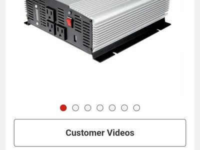Jupiter 2000W Continuous/4000W Peak Modified Sine Wave Power Inverter 12V DC to 115V AC