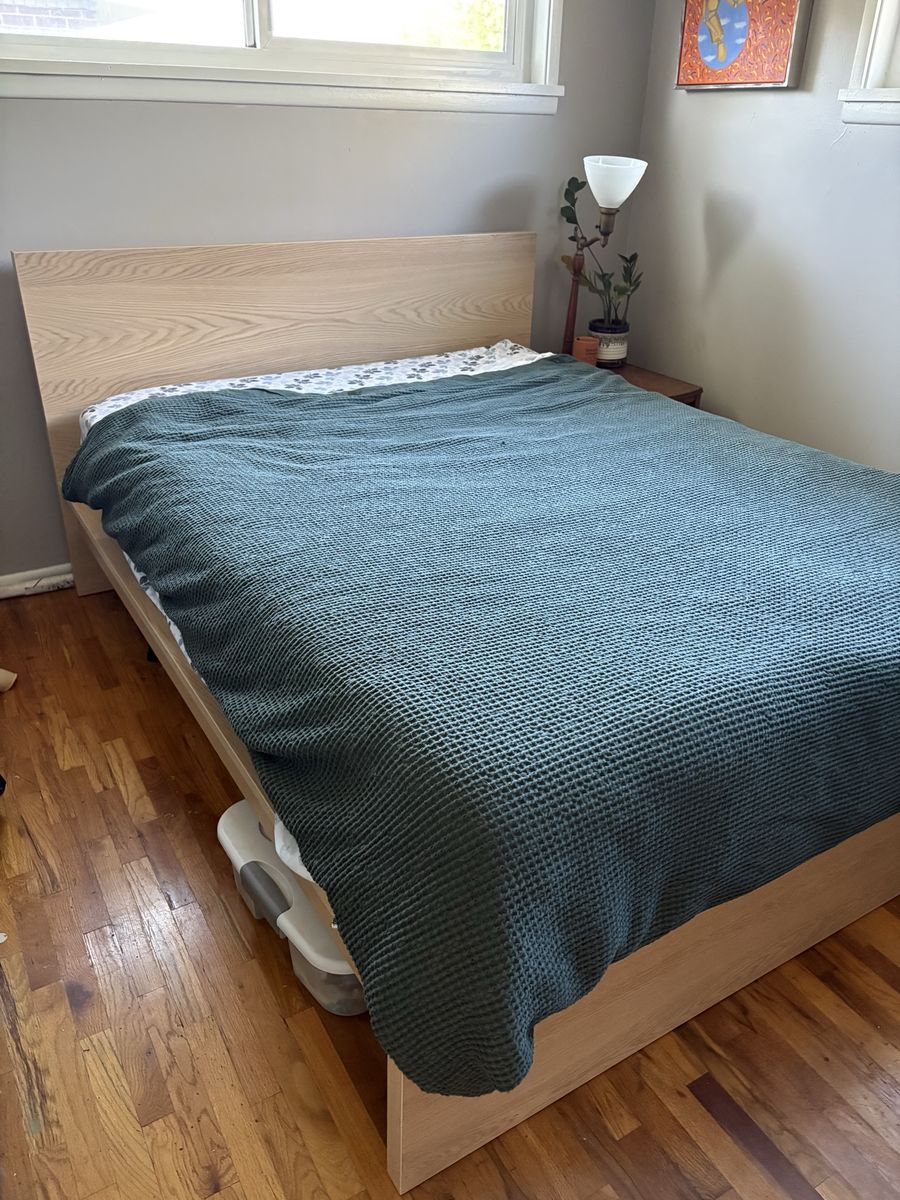 Queen Bedframe & Mattress