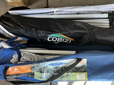 Two 10x10 Pop Up Canopy For Vending Or Yard Sale