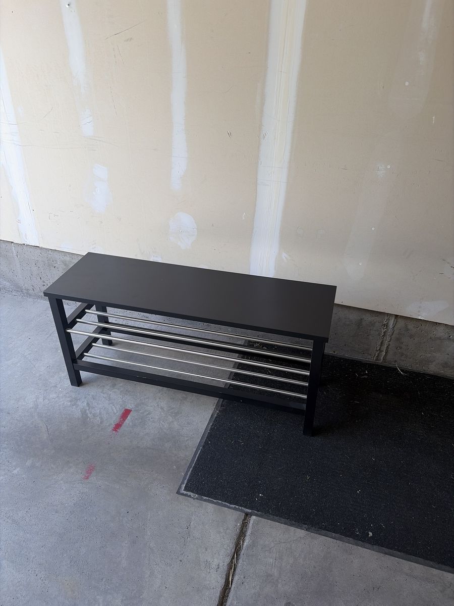 Bench with shoe rack