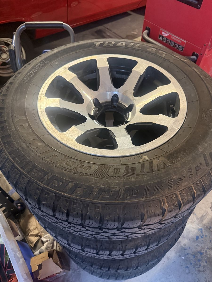 17” rims and tires less than 2,000 miles