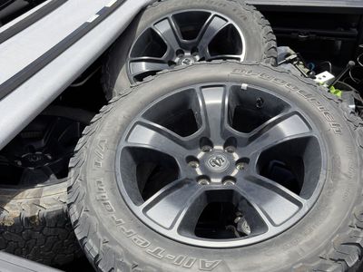 4 wheels and tires off a Ram 1500