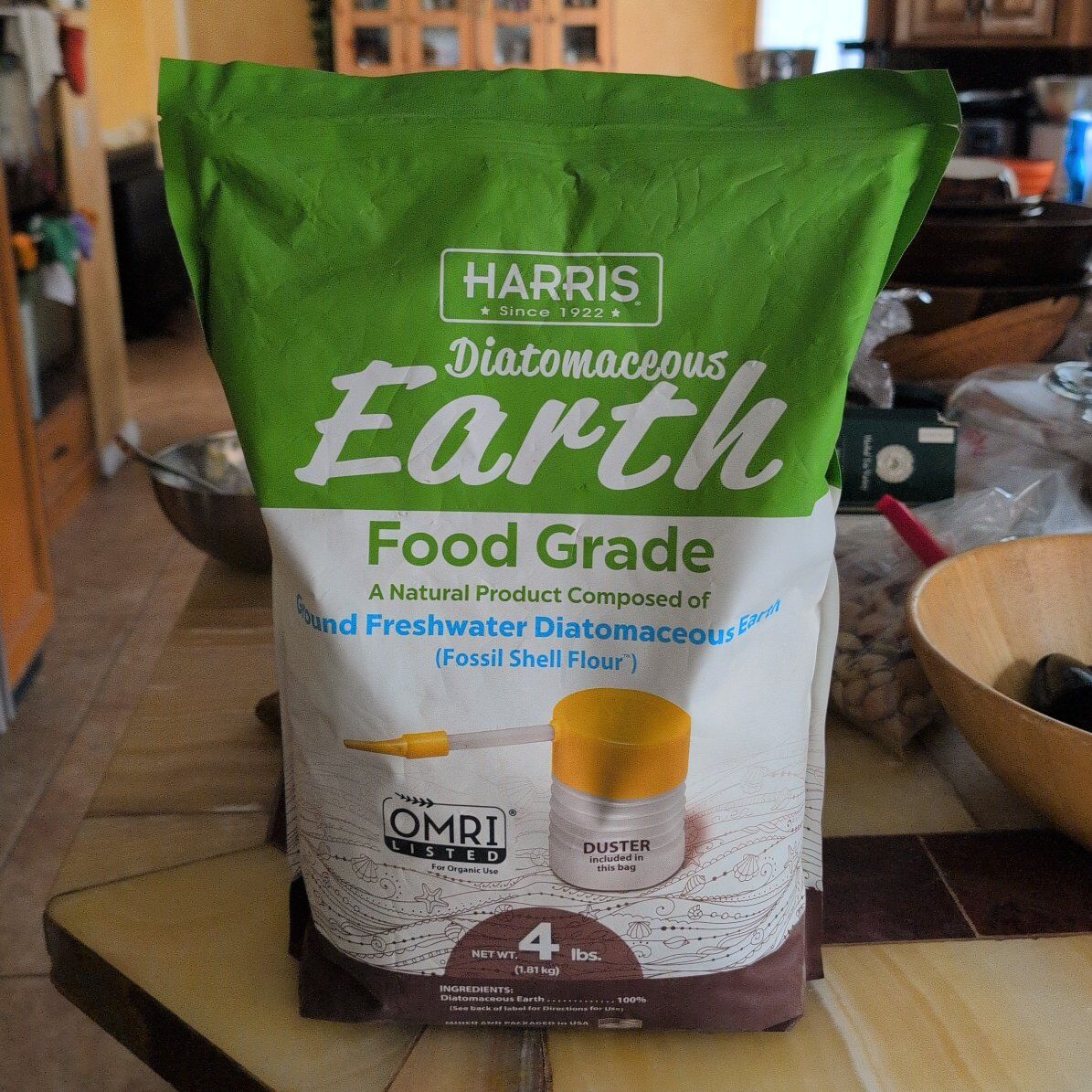 Organic diatomaceous earth