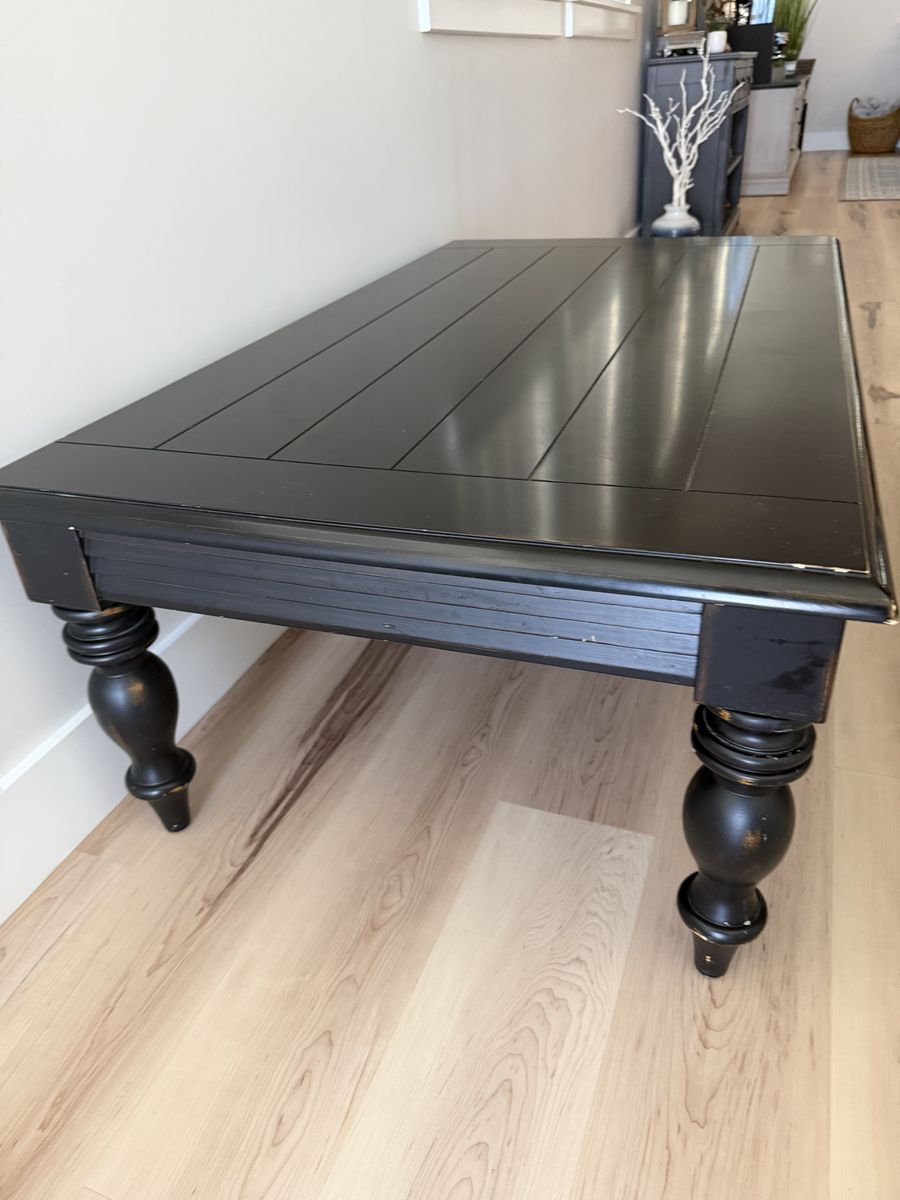 Black coffee table!