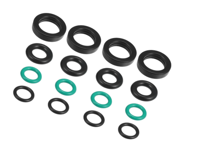 Fuel Injector O Ring Seals for Honda Accord Civic 1988-2002 Rubber Black (Set of 4)